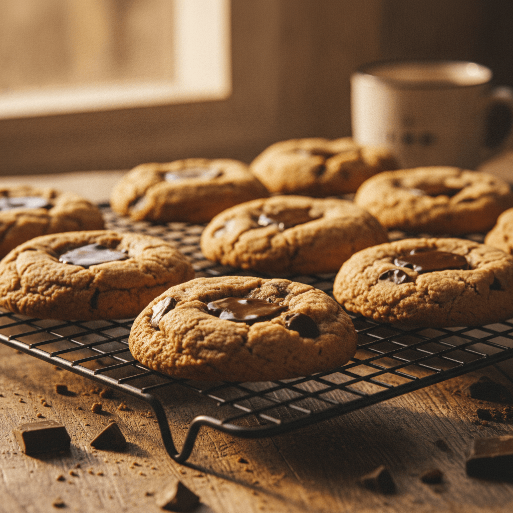 Brown-butter chocolate-chip cookies