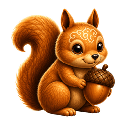 Squirrel Brain mascot